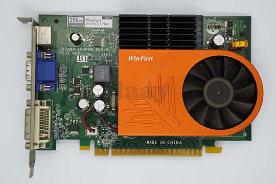 丽台Winfast PX8500 GT TDH 256MB显示卡（nVIDIA GeForce 8500 GT芯片）